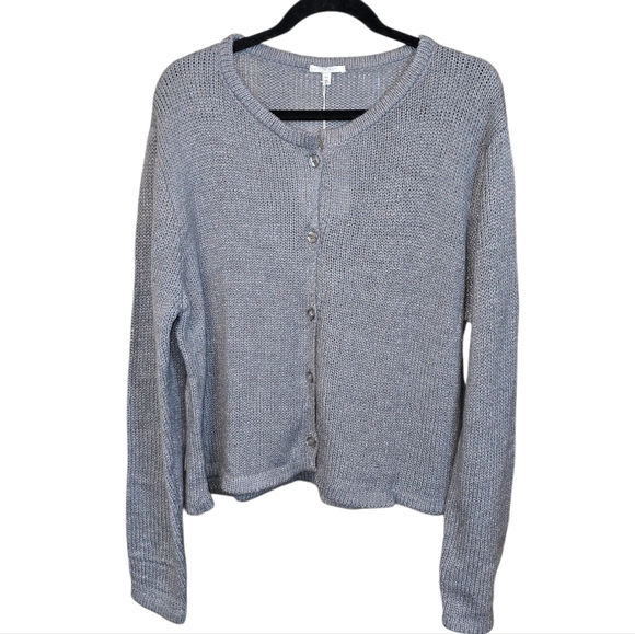 NIA Ariana Wool Blend Cardigan Gray NWT Plus Size Approximate Size 18 - Picture 4 of 13